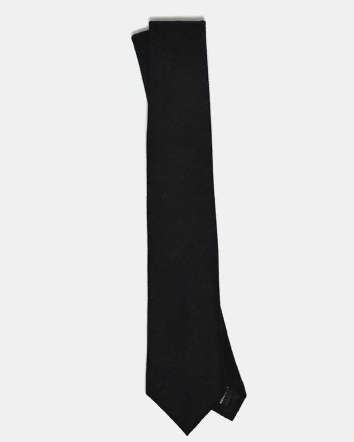Curated Basics · Black Wool Tie | socius design in Rochester, MN