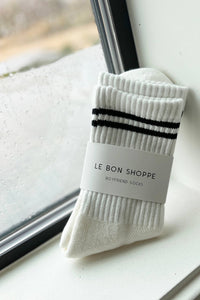 Le Bon Shoppe · Boyfriend Socks | Classic White | socius design in Rochester, MN