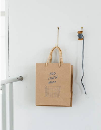 Fog Linen Work · Brass Single Hook (S) | socius design in Rochester, MN