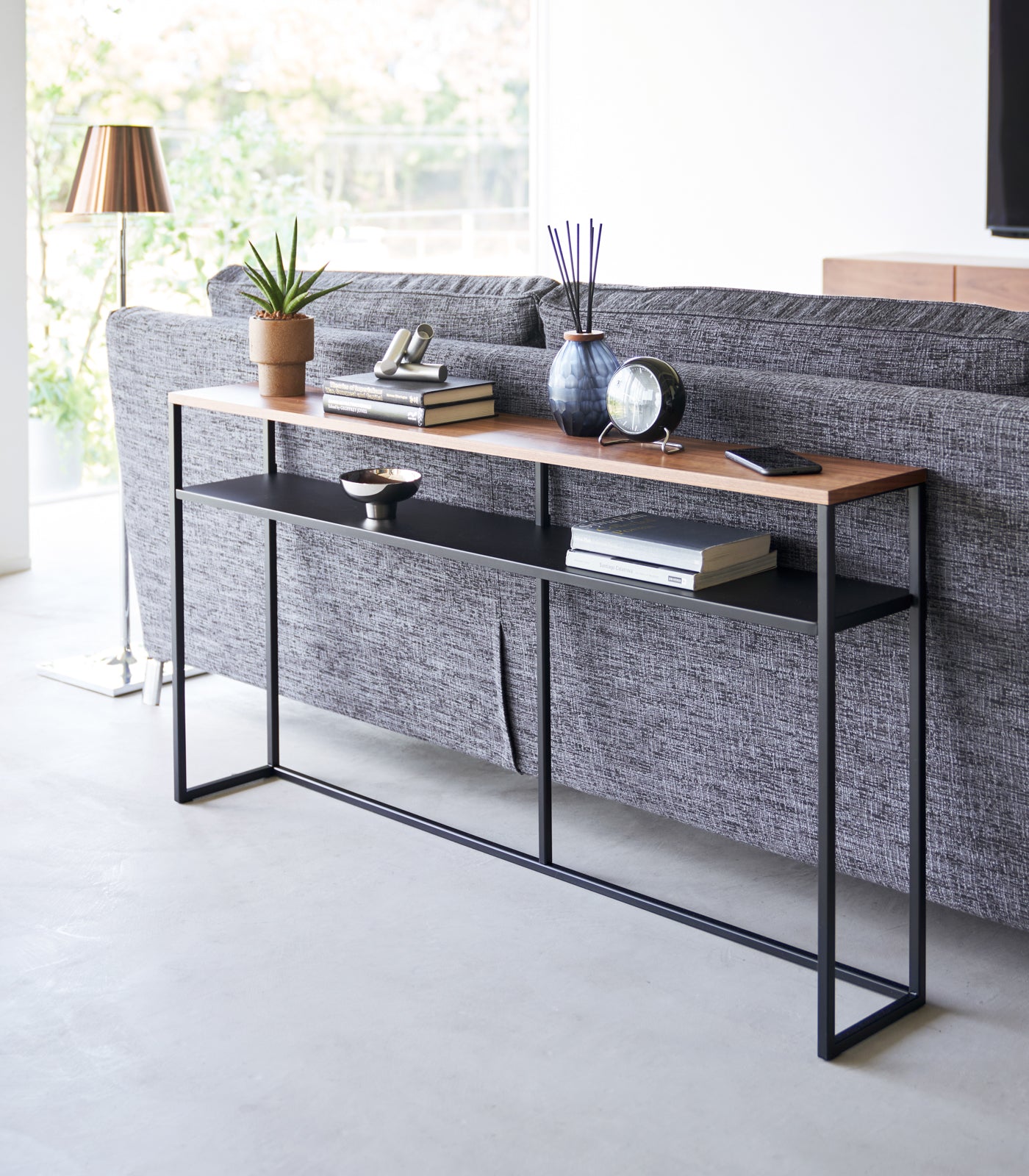 Yamazaki Home · Long Steel Console Table · Yamazaki Home | socius design in Rochester, MN