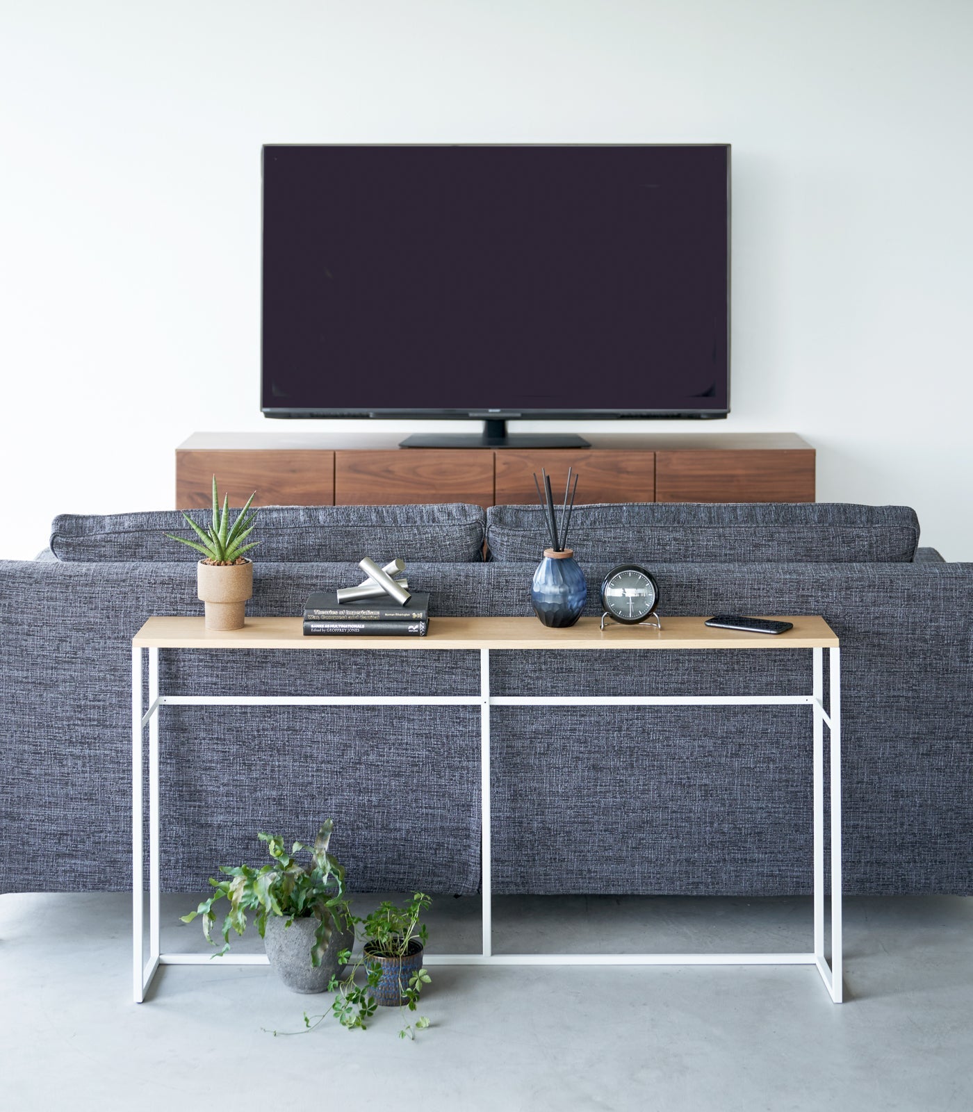 Yamazaki Home · Long Steel Console Table · Yamazaki Home | socius design in Rochester, MN