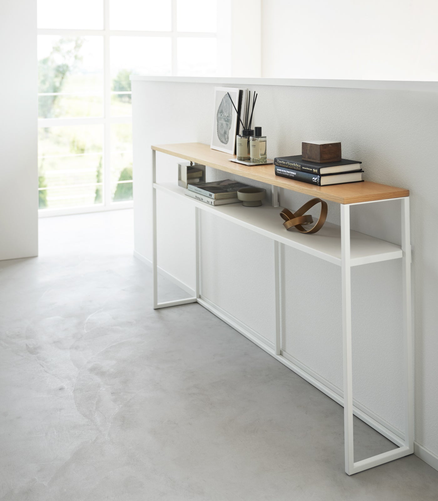 Yamazaki Home · Long Steel Console Table · Yamazaki Home | socius design in Rochester, MN