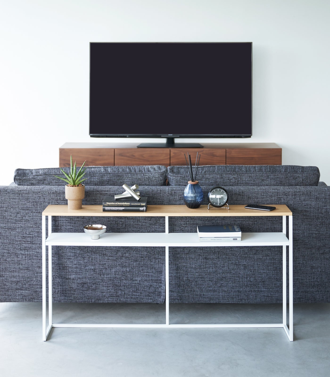 Yamazaki Home · Long Steel Console Table · Yamazaki Home | socius design in Rochester, MN