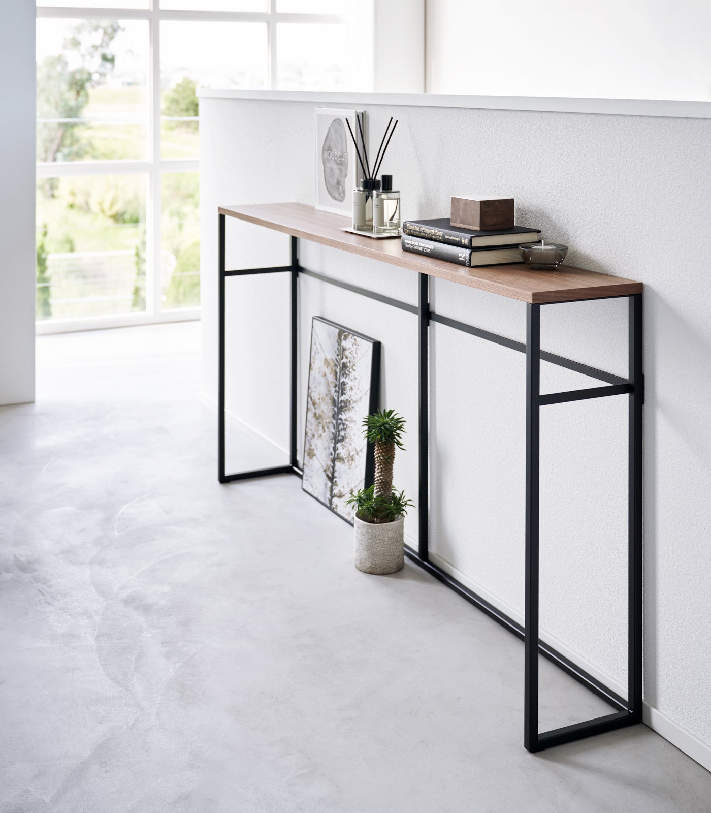Yamazaki Home · Long Steel Console Table · Yamazaki Home | socius design in Rochester, MN
