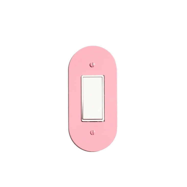 NewMade LA · Pill Rectangular Metal Wall Plate · Pink | socius design in Rochester, MN