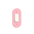 NewMade LA · Pill Rectangular Metal Wall Plate · Pink | socius design in Rochester, MN