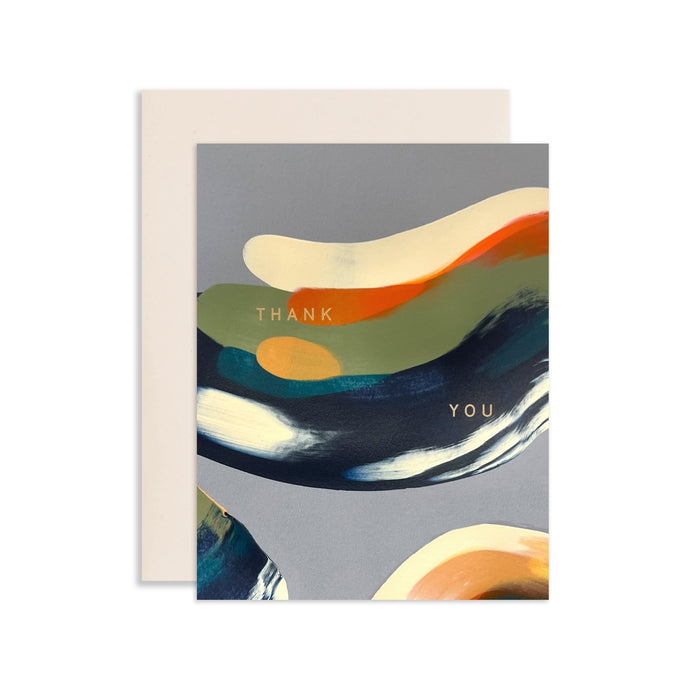 Moglea · Shadow Thank You · Hand-Painted Card | socius design in Rochester, MN