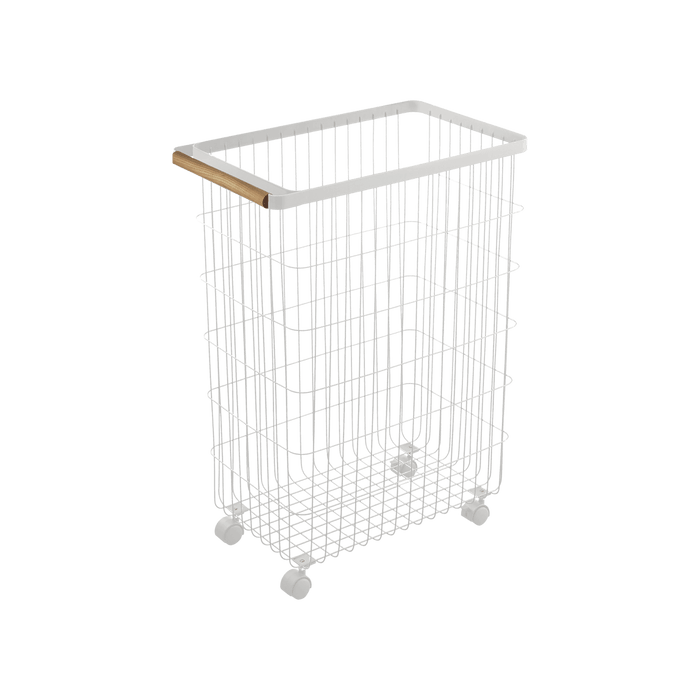 Yamazaki Home · Steel + Wood Rolling Wire Basket | socius design in Rochester, MN