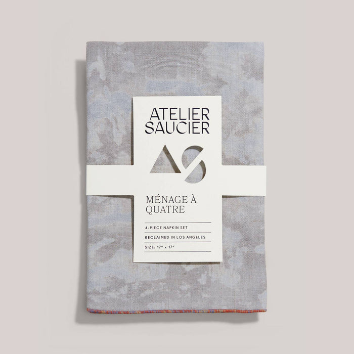 ATELIER SAUCIER · Sunrise Reclaimed Linen Napkin Set | socius design in Rochester, MN