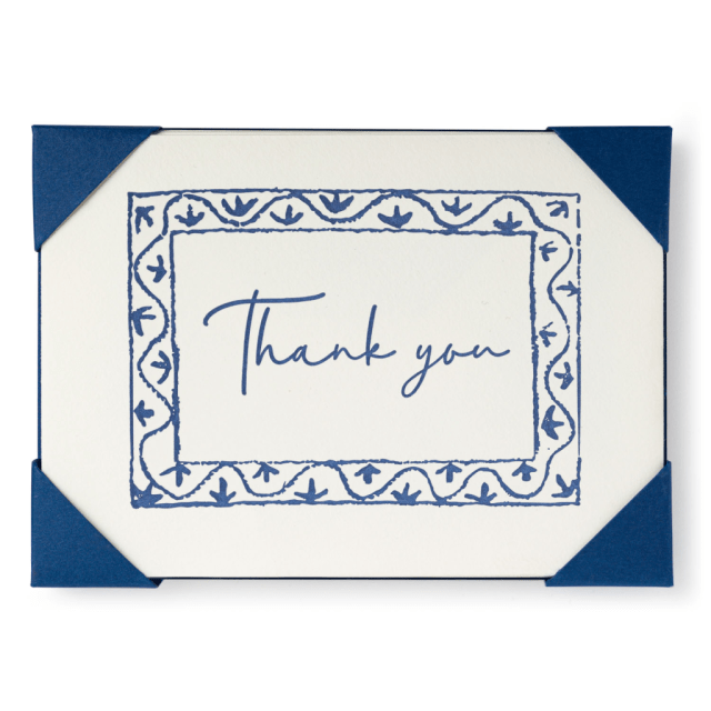 Archivist Gallery Thank You Slate – Notelet Set of Five