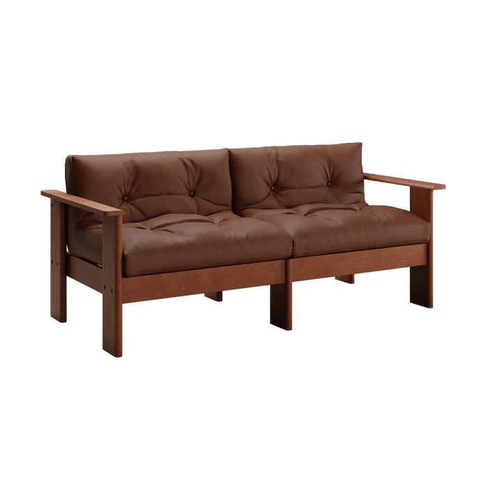 Bacana Loveseat in Cactus Leather | Sabai Design | Rochester, MN