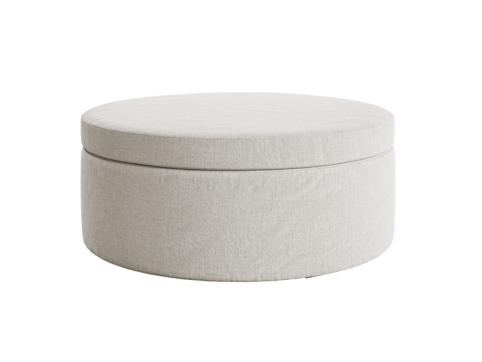 Sabai Design · The Evergreen Storage Ottoman in Hemp | socius design in Rochester, MN