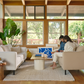 The Essential Sofa in Cactus Leather