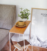 Yamazaki Home · 22" H End Table in Steel + Wood | socius design in Rochester, MN