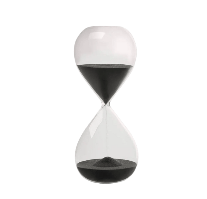 Gry Mattr by Joe Mimran · 30 min Desktop Hourglass · Jet | socius design in Rochester, MN