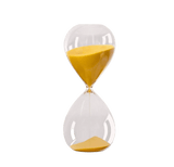 Gry Mattr by Joe Mimran · 30 min Desktop Hourglass · Lemon | socius design in Rochester, MN