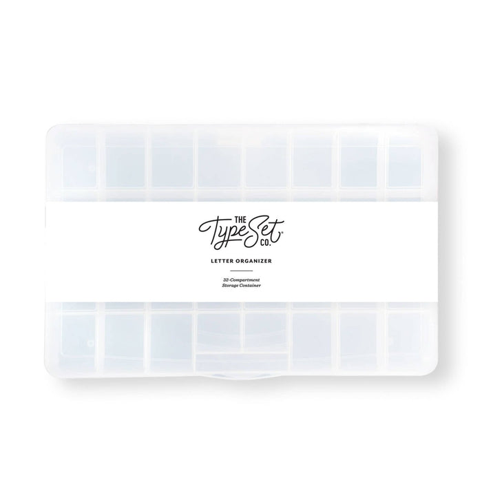 The Type Set Co. 32-Compartment Magnetic Letter Organizer