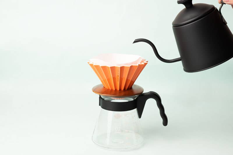 Origami Wood Dripper Holder