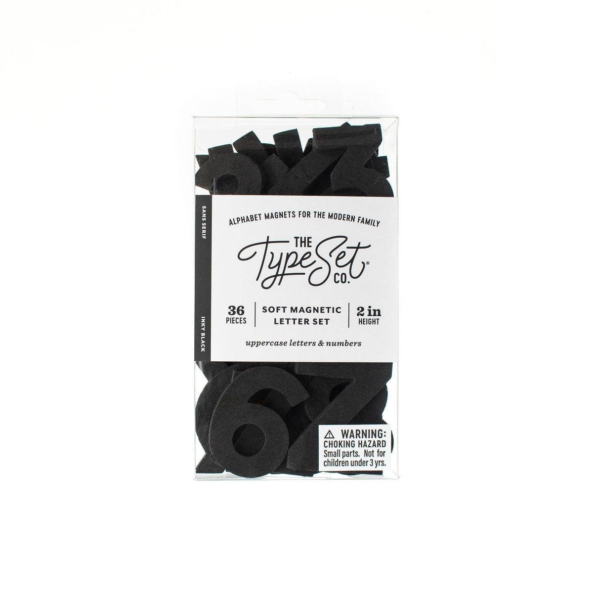 2" Black Magnetic Letters · The Type Set Co.