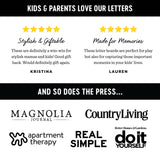 Letras magnéticas negras de 2" | The Type Set Co.