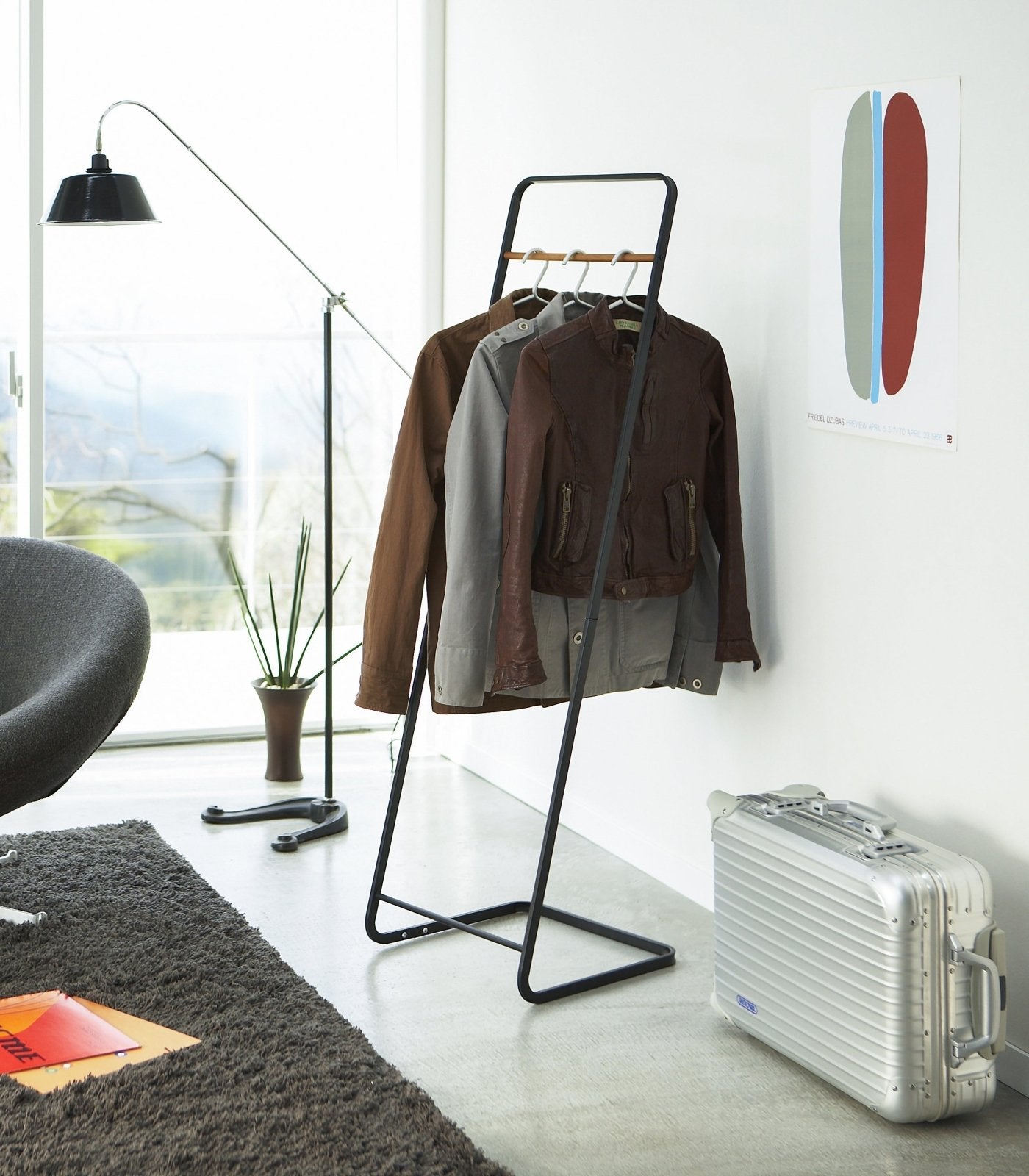 Yamazaki Home · 55" H Steel Coat Rack · Yamazaki Home | socius design in Rochester, MN