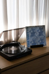 "Now Playing" Record Stand | Black