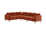 The Essential Corner Sectional (6 Seat) in Recycled Velvet