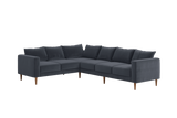 The Essential Corner Sectional (6 Seat) in Recycled Velvet