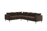 The Essential Corner Sectional (6 Seat) in Recycled Velvet