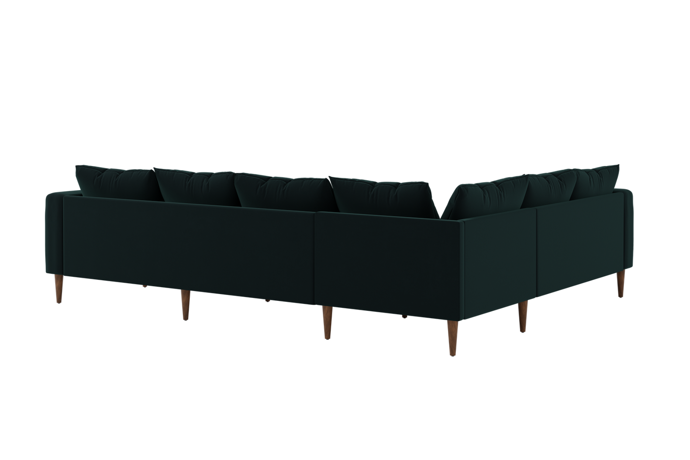 The Essential Corner Sectional (6 Seat) in Recycled Velvet
