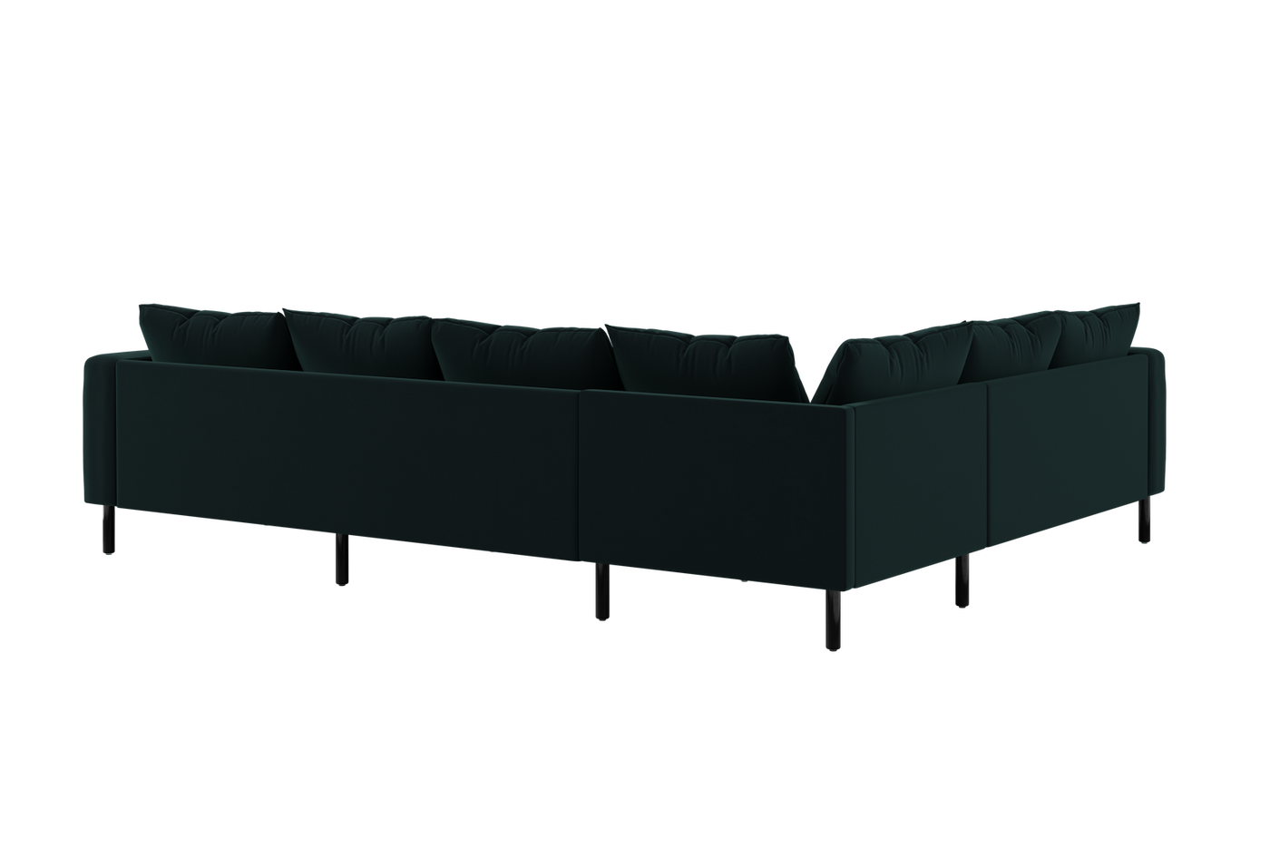 The Essential Corner Sectional (6 Seat) in Recycled Velvet