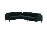 The Essential Corner Sectional (6 Seat) in Recycled Velvet