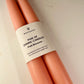 Wax Atelier Beeswax Dining Candles · Pink Blossom