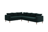 The Essential Corner Sectional (6 Seat) in Recycled Velvet