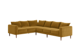 The Essential Corner Sectional (6 Seat) in Recycled Velvet