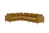 The Essential Corner Sectional (6 Seat) in Recycled Velvet
