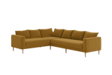 The Essential Corner Sectional (6 Seat) in Recycled Velvet