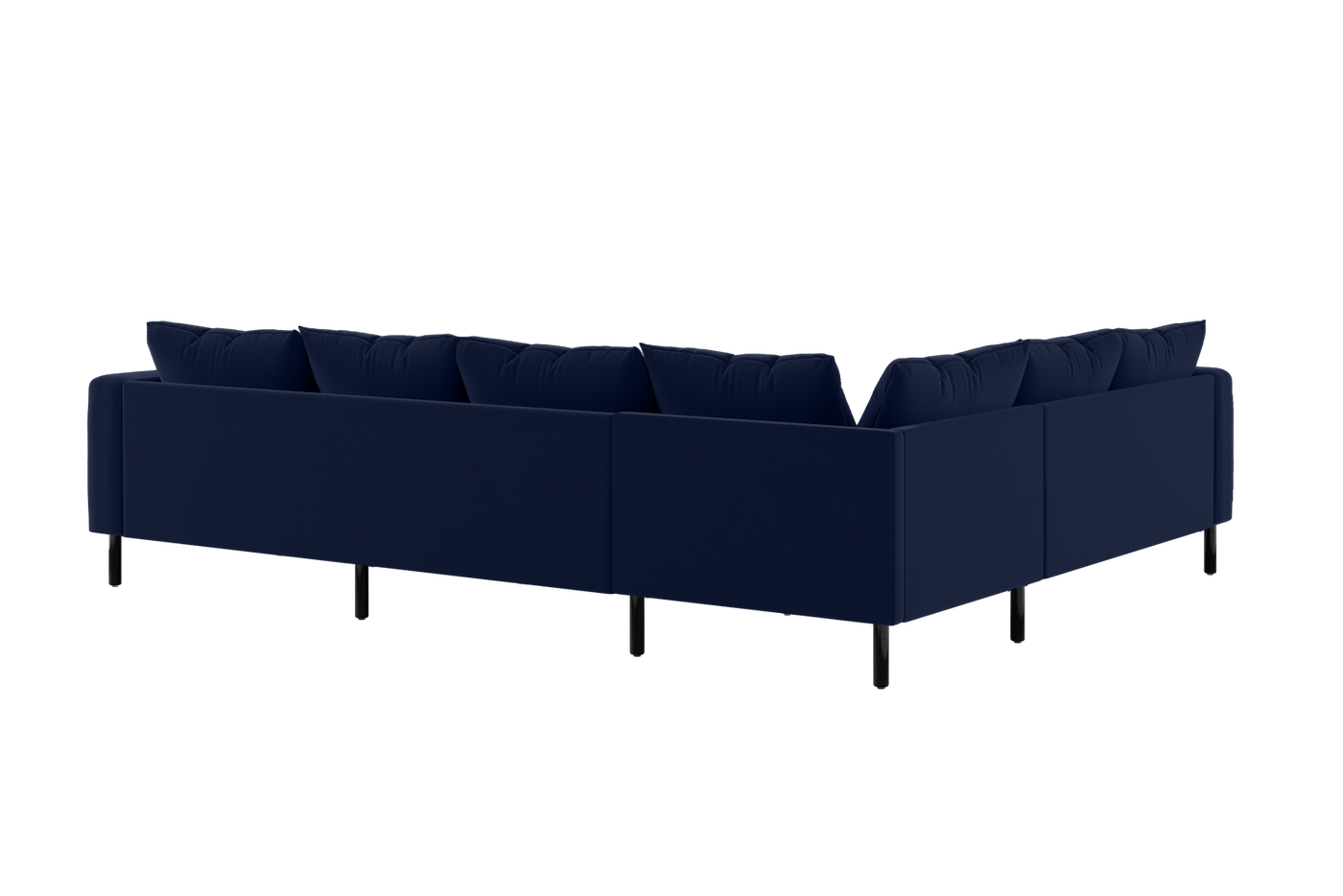 The Essential Corner Sectional (6 Seat) in Recycled Velvet