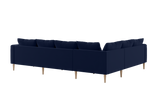 The Essential Corner Sectional (6 Seat) in Recycled Velvet