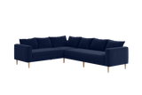 The Essential Corner Sectional (6 Seat) in Recycled Velvet