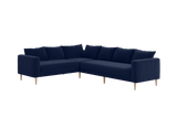 The Essential Corner Sectional (6 Seat) in Recycled Velvet