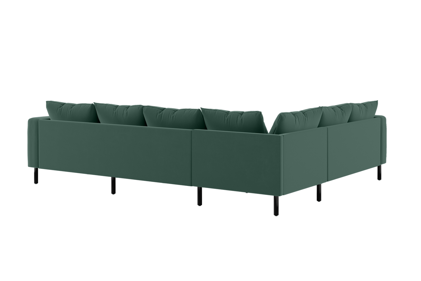 The Essential Corner Sectional (6 Seat) in Recycled Velvet