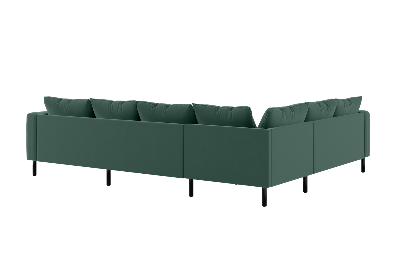 The Essential Corner Sectional (6 Seat) in Recycled Velvet