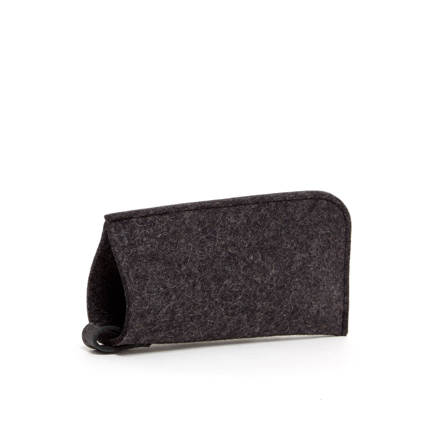 Merino Wool Felt Eyeglass Sleeve - Charcoal