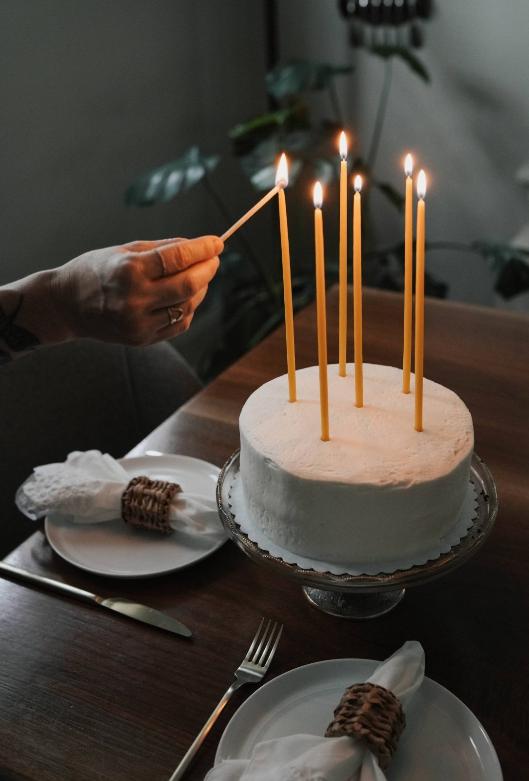 Slow Burn · 9" Pure Beeswax Slim Taper Candle | socius design in Rochester, MN