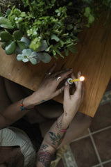 Slow Burn · 9" Pure Beeswax Slim Taper Candle | socius design in Rochester, MN