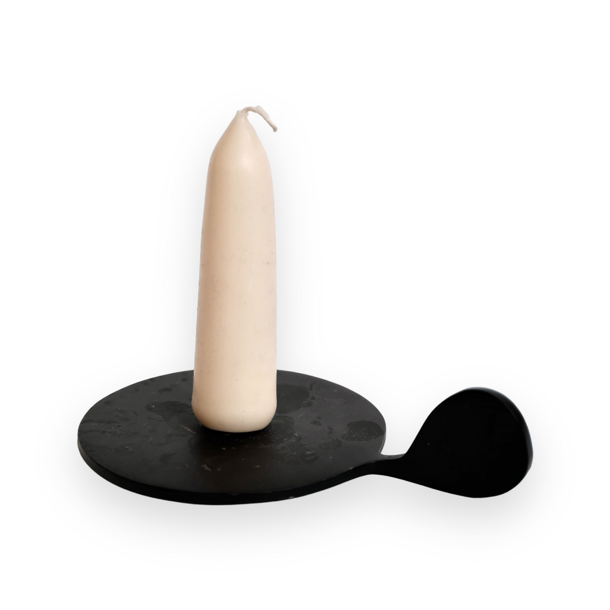 Cast Aluminum Plate Candle Holder