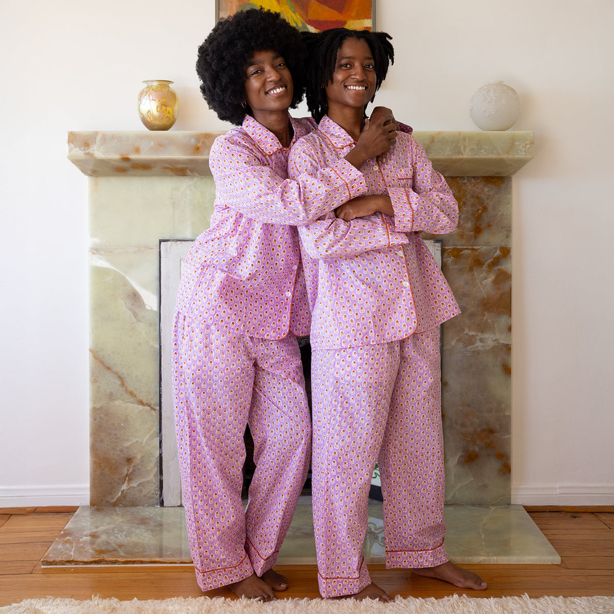 Conjunto de pijama estampado a mano | Phlox
