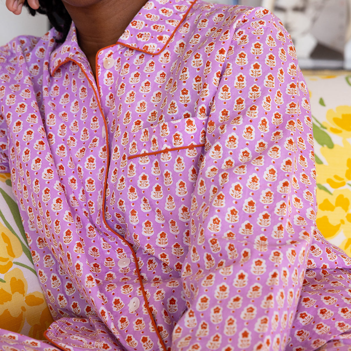 Conjunto de pijama estampado a mano | Phlox