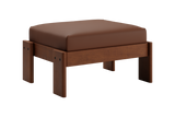 The Bacana Ottoman in Cactus Leather